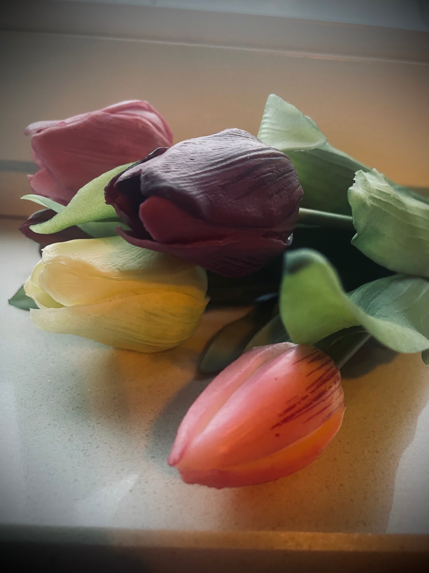 Tulpenbos Real Touch Mauve Mix (7st)