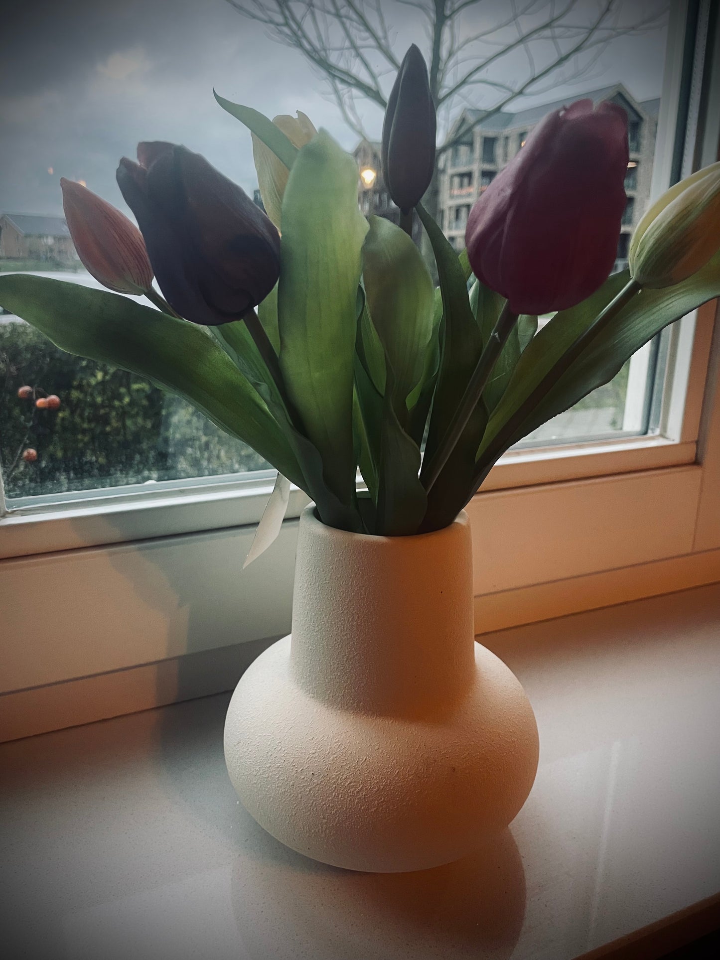 Tulpenbos Real Touch Mauve Mix (7st)