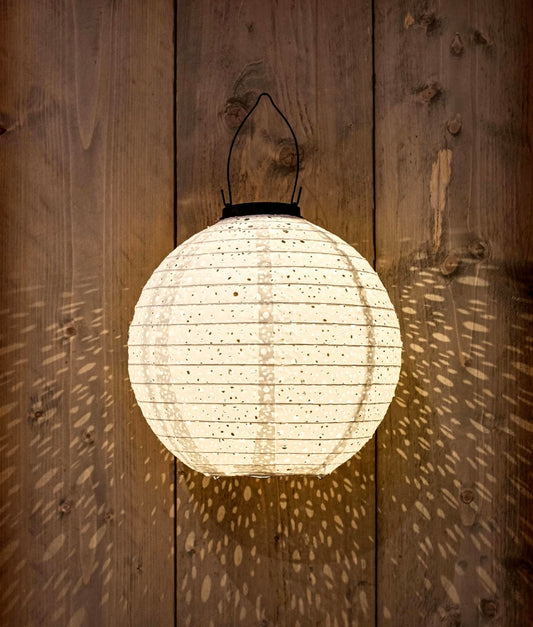 Solar Lampion Wit 25CM